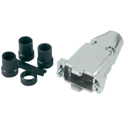 TE 5748676-3 Amplimite D-sub Connector Cover Die Cast Nickel 25P