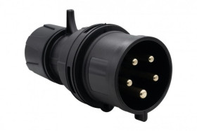 Wtyczka siłowa 32A 5p 380V-415V /FE/ IP44 czarna