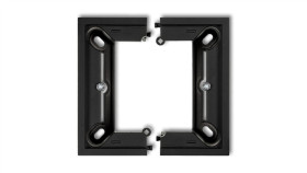 Deco Puszka Natynkowa Pojedyncza, Składana Deco Czarny Mat 12Dpu-1