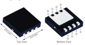 MOSFET Typ N-kanałowy 178.3 A PowerPAK 1212-8S 30 V Rozszerzenie 8-pinowy Powierzchnia 65.8 W Vishay 0.00138 Ω