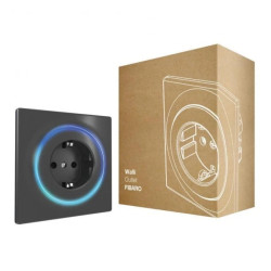 FIBARO Walli Outlet type F (antracyt) - Inteligentne gniazdo elektryczne.