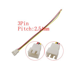 złącze JST XH2.54mm 3pin gniazdo z przewodami gniazdo balancera 2S