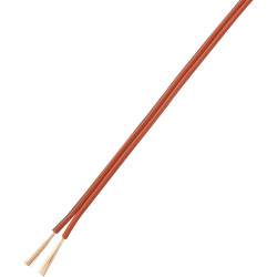 TruComponents 656437 Stranded LiY-Z 2x0.40mm&#xB2; Red/Blk 10m