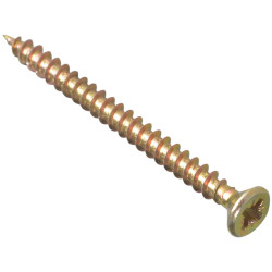 ForgeFix MPS450Y Multi-Purpose Pozi Screw CSK ST ZYP 4.0 x 50mm Box 200