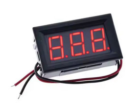 WOLTOMIERZ 0.56 6-30V DC W OBUDOWIE, DWA PRZEWODY, CZERWONY (MIER-056-2-R)