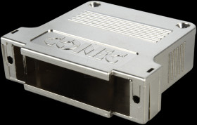 165X13509XE D-sub cap for 50-pin D-sub, metal, large, straight