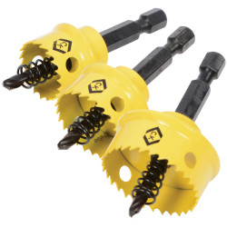 CK Tools T3213A Vorteck Sheet Steel Hole Saw Set