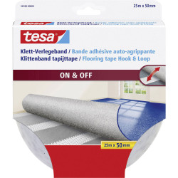 tesa 56188-00000-11 Self-adhesive hook-and-loop Tape 25m x 50mm white