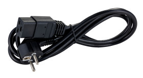 Przewód zasilania złącze A: IEC C19, złącze B: Wtyk niemiecki Schuko typu F 1.8m 16 A 240 V