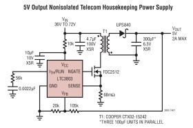 Constant Frequency Current Mode Flyback DC/DC Controller in ThinSOT