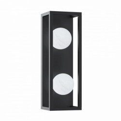 Kinkiet ścienny PIRO kolor czarny, szklane klosze, 2*G9 + LED 13W 3000-6000K- MB3115-2-3BT Zuma Line