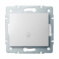 Kanlux Mowion LOGI 02-1030-102 biały Łącznik zwierny dzwonek, śrubowy