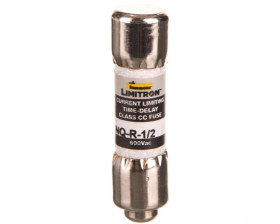 Wkładka bezpiecznikowa cylindryczna 10x38mm 0,5A 600V AC, klasa CC, zwłoczna FNQ-R-1-2