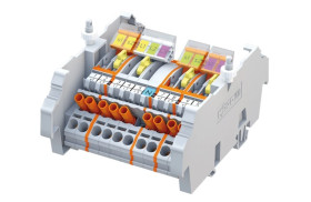 Listwa pomiarowa LPW 10 torowa z ochrona przeciw przepieciowa 75V AC 847-102/000-001