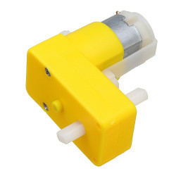 TT Motor with 1:48 Gear for Robot - 90° Angled Type - DC 3-6V