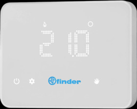 Thermostat, 250 VAC, 5 to 37 °C, white, 1C.91.9.003.0W07