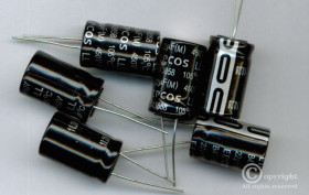 22uF/450V/105C EPCOS LL B43858 17X22MM KONDENSATOR ELEKTROLITYCZNY