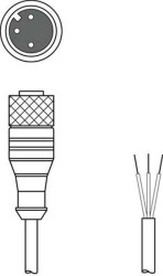Leuze Electronic 50130644 Kabel połączeniowy Leuze, 1 szt.
