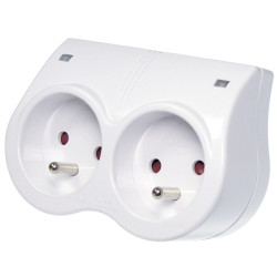 Filtr gniazdo przeciwprzep 2xZ/U R-20F zabezpieczenie burzowe przeciwprzepięciowe