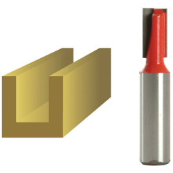 Faithfull FAIRB220 Router Bit TCT Two Flute 10.0 x 19mm 1/2in Shank