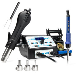 Stacja lutownicza HotAir + Kolbowa Yihua 938BD+I 750W 100-480 °C mocna grzałka