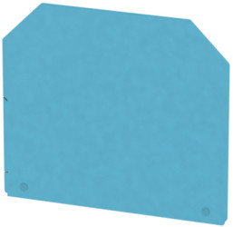 End/Intermediate plate for terminal block, 1050180000