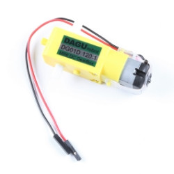 Hobby Gearmotor - 58 RPM, Female Connectors (Single)