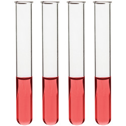 EISCO CH0718D01PK48 48PK Test Tubes, 15ml, Superior Heat &amp; Chemical Durability