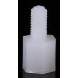 10x dystans nylonowy podkładka kolumna m3x6+6 FV