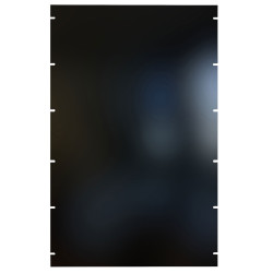 Hammond PBPA19029BK2 17U 19&quot; Rack Aluminium Blank Panel Black 483 x 3 x 756