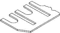 Barrier strip for Terminal blocks, terminal strips, 5-1437644-5