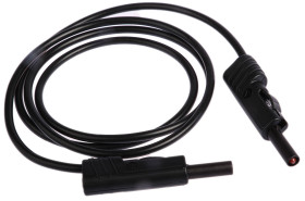 973646100, PA, PVC, 16A, 30 V ac, 60V dc, kolor: Czarny, dł. 1m, -15→ +70 °C., Hirschmann Test & Measurement