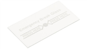Zapasowa Szybka Pw-C1/Glass Do Przycisków Awaryjnego Otwierania Drzwi