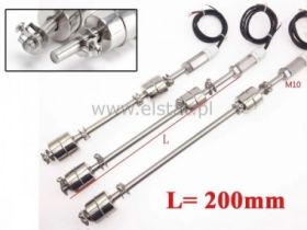 Przełącznik pływakowy; czujnik poziomu wody; 20cm