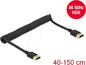 84967 HDMI Coiled Cable 4K 60 Hz