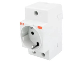 M1175 Gniazdo typu F 250VAC 16A na szynę DIN