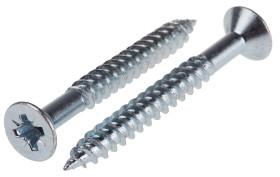 Wkręt do drewna Stalowe No. 12 typ Countersunk RS PRO