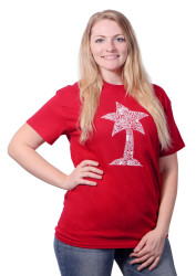 Pololu Circuit Logo T-Shirt: Cardinal Red, Youth XL