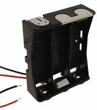 Battery holder for mignon cell, 3 cells, chassis mounting, BA3AAW