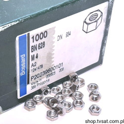 1241478 M4 NUT M4/BN628 DIN934 NUT BOSSARD