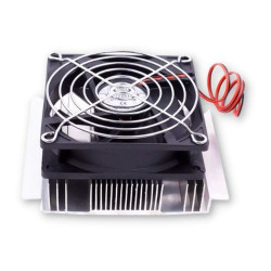 Radiator z wentylatorem 12V 92mm wydajne chłodzenie do ogniw Peltiera