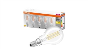 5Pak Żarówka Led E14 P45 4W 40W 470Lm 2700K Ciepła Filament Osram Base