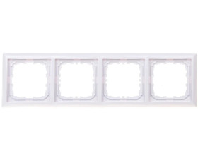 KOS66 Ramka poczwórna biała 660484