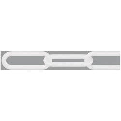 Warkocz biały tworzywo sztuczne dörner + helmer 128961 25 m