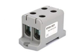 Złączka szynowa gwintowa al/cu 2x95mm2 szara WLZ-35P/2x95SZ