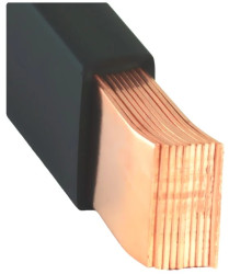 Szyna miedziana MOFLEX 24x1x10 240mm2 In=945A 2m MMC0241001