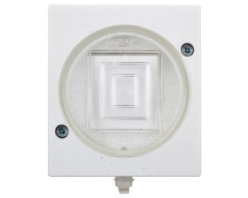 LAMBDA Łącznik hermetyczny pojedynczy IP44 biały ŁNH-1L/00