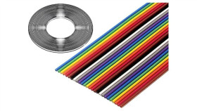 3302/25Sf (100Ft) Przewód: Wstążkowy 25X28awg 1,27Mm Linka Cu Nieekranowany Pvc