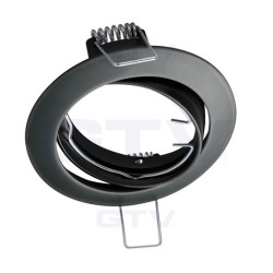 PORTO-K okrągła ruchoma czarny chrom GTV 384294