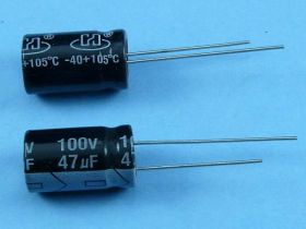 47uF/100V 100SZT 10x13 105° LEA!ELKO